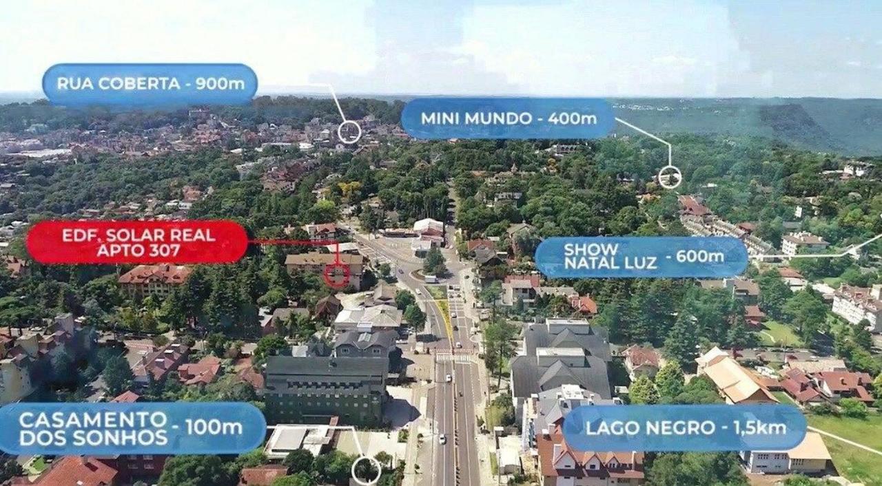 Gramado Solar Real - 2 Apts De 2 Quartos No Mesmo Predio, Cada Um Comporta Ate 7 Pessoas - Ideal Para Grupos - Central - Ideal Para Andar A Pe, Nesta Plataforma Desde Janeiro De 2016, Oferecemos Credibilidade - Seu Pet E Bem-Vindo - Garagem Coberta Exterior photo